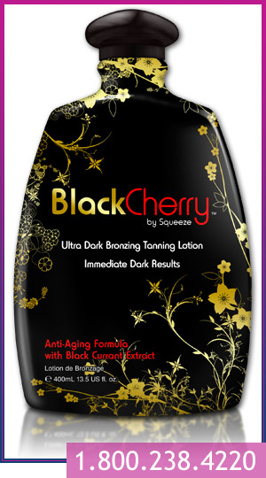 black cherry indoor tanning lotion
