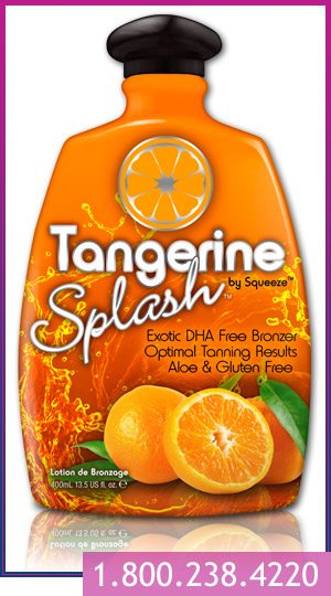 tangerine splash indoor tanning lotion
